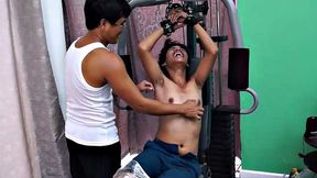 Idol Tickled at the Gym