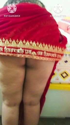 Pankhuri Kunal Shooting in Red Hotel Room