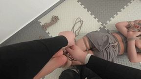 xy348 - A cute girl goes to a bondage company to experience bondage as a model.