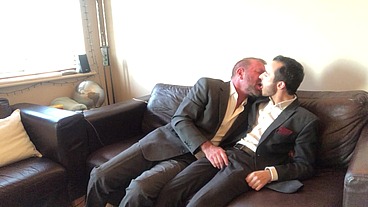 Hot Daddy fuck his newest twink recruit after his first day