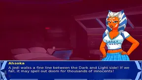 Hentai Slave Ahsoka Torn Between Jedi Master & Sith Lord for Orgasms