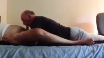 Mature Amateur Daddy Swallows Cum After Blowjob