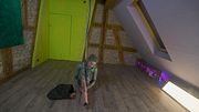 Poledance katzz aka Anuskatzz high heels pole dance poses dance sexy tattoo girl