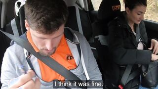 FakeDrivingSchool Students Accidental TikTok Bag Challenge with Small Tina