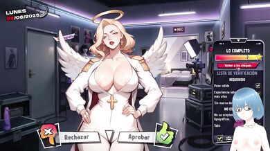 Greedy vtuber destroys demo girl with thick cumshot