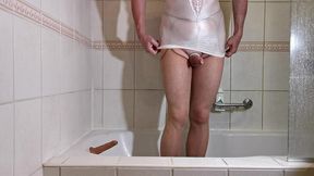 sissy slut michelle in a new lingerie preparing before a date in a hotel of turkish bodrum
