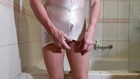 sissy slut michelle in a new lingerie preparing before a date in a hotel of turkish bodrum