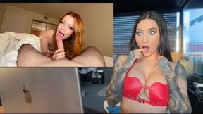 Amateur Willow's ASMR Bed Share with Best Friend's Brother - Porn Reaction