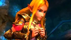 Princess Zelda Enjoys Royal Treatment with Hot 3D Action in Steamy Cartoon Tryst