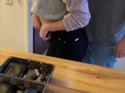 Flip the Switch Challenge Ends With Doggy and Cum on Ass - TinyTaya