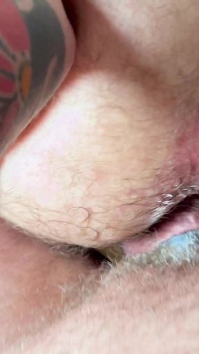 Sunday morning bareback breeding my stepsons getting him ready to collect more loads   Clip 2