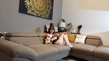 Petite blonde and her BFF give cock a sensual massage