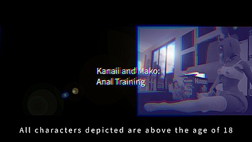 Kanaii And Mako: Anal Training
