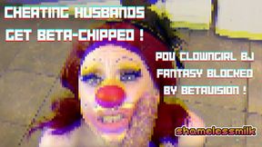 Clowngirl Cheating Fantasy RUINED by Wife's Betachip Implant
