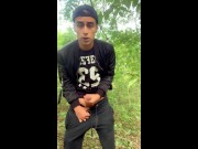 Stranger left me with cum on face so I self cum on my face too