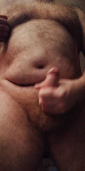 Wanking in My White Fruit of the Loom Briefs UK Hairy Daddy Bear