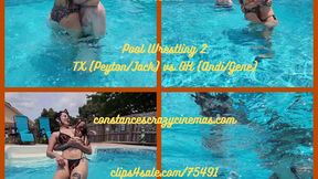 Pool Wrestling 2 TX Jack and Peyton vs OK Andi and Gene wmv