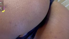 Latina babe dances and shows off her wet pussy