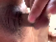 Masturbation from below