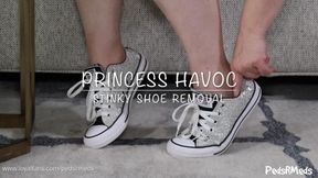 Princess Havoc Stinky Shoe Removal