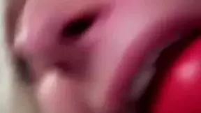 Blonde Darling pissed on her pants while getting spanked