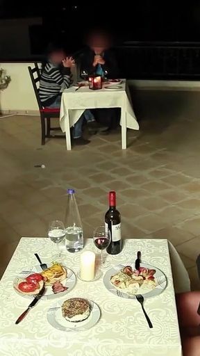 Blown Out in the Middle of the Restaurant, Under the Table