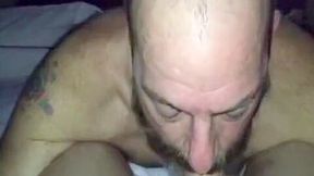 POV Step daddy sucking "your" cock