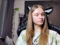 Curly Blonde Teen Records Solo Dildo Masturbation More at