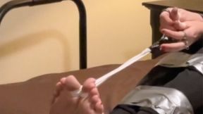 Nurse Rachel's Two Escape Challenges and Foot Punishment