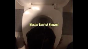Master Garrick pissed on slave'_s head