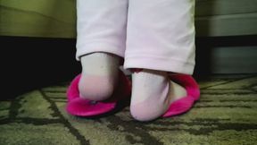 Goddess Dazzle slipper and sock combo