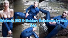Wetsuit JOI & Rubber Rubdown by the Sea - MOV