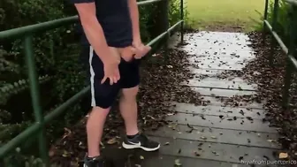 Two Latin Athletes Fuck Bareback on the Sportsfield
