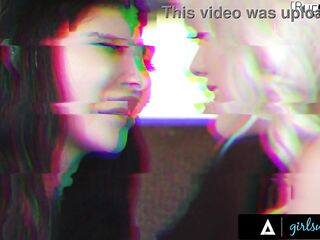 GIRLSWAY - Hot Lexi Luna & Hailey Rose Massage Every Other's Giant Titties - PORTUGUESE SUBTITLES