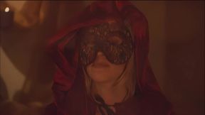 melody max gets fucked in a ceremony as masked onlookers watch