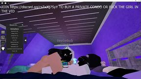 Fucking a roblox prostitute while her friend watches