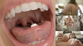 Swallowed on the Day of Arrival starring Giantess Katelyn Brooks (Mobile MP4)