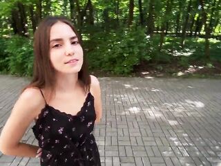 Walk In The Woods With Lush Ended With Cuming On Her Face And Hair