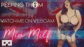 Mia MILF - Watch Me On Webcam; Huge Tits BBW Solo