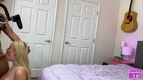 Behind the scenes filming my husband fuck Savannah Bond