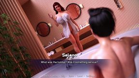 MILF Love Spa Date Demo - a Futa Who Gets Blown by Glasses MILF