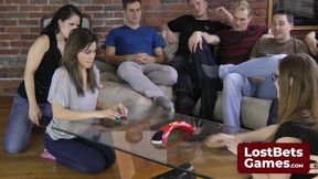 A wild party turns even crazier when the girls starts playing a strip game