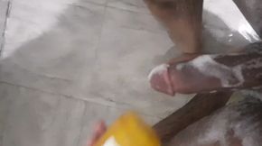Masturbating with toy