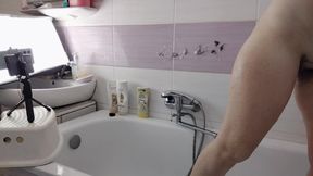 Amateur wife shaves her hairy pussy. Sexy hairy pussy, big tits, big ass.