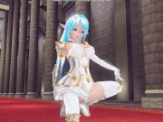3D HENTAI POV elfie enters the service of the king