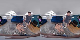 Elena Vedem Fucks Her Idol While Cuckold Boyfriend Watches - TeenMegaWorld