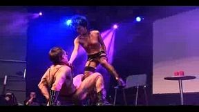 Nasty GF fucked on stage