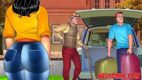 Curvy Animated Beauty Tempts Elderly Gentleman in Sultry Cartoons Gone Wild