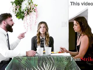 Stepdad Gets Wild Banging The Attitude Out Of 'em