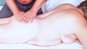 Masseur Takes Advantage of Stepgrandmother Getting Horny to Insert His Penis
